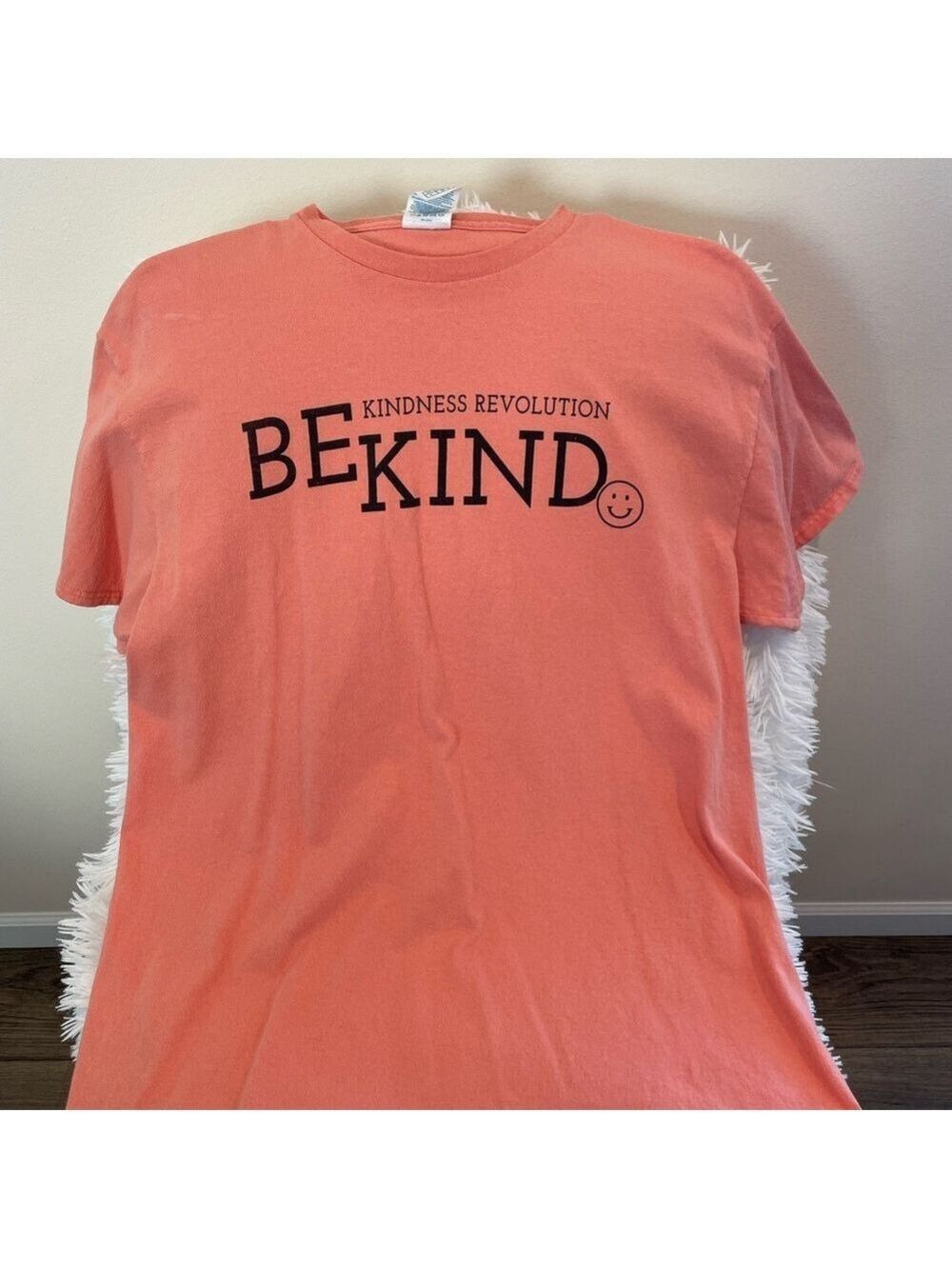Gildan Coral 'Be Kind' Short Sleeve Tee